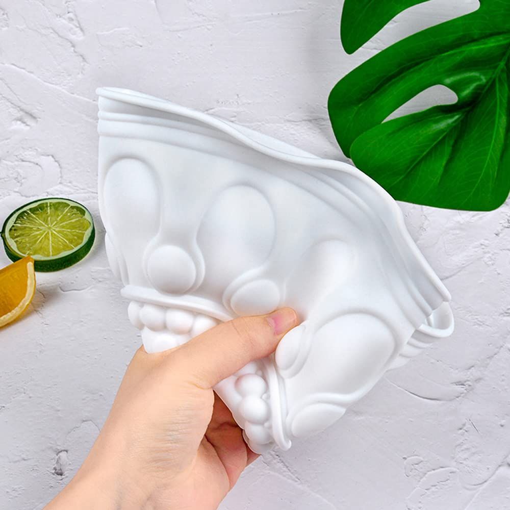 Hollow round silicone cake mold for chiffon, mousse, and desserts, non-stick baking mold, suitable for bread and jelly making.