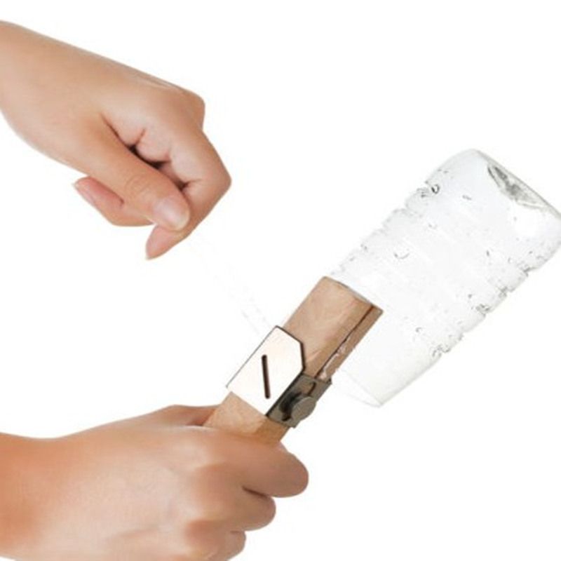 Creative plastic bottle cutter by Everything Baby for outdoor DIY craft projects, reusable and portable outdoor toy tool.