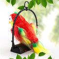 Talking plush parrot toy for kids by Everything Baby, repeats words, sings, chirps, and plays pretend bird sounds.