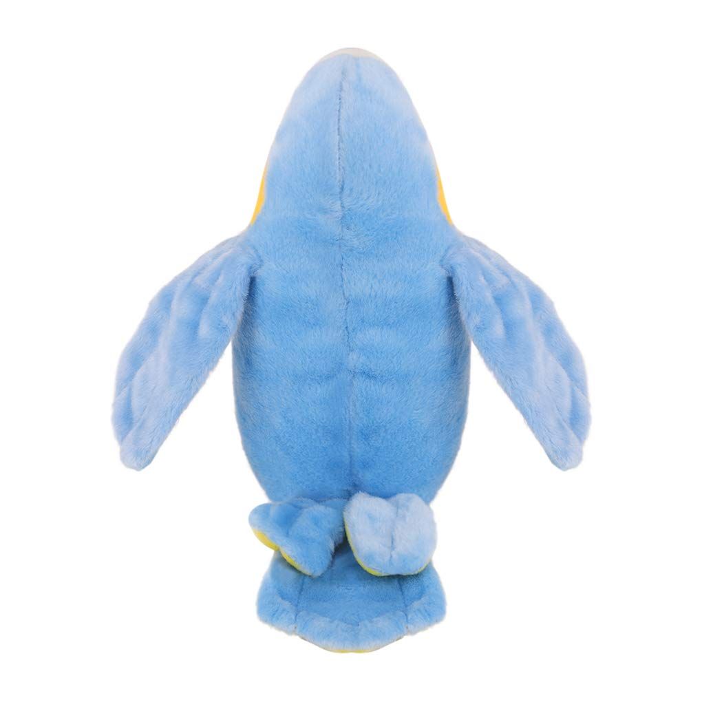Talking Macaw Parrot plush toy with animated wings, electronic recording feature, and realistic bird design for kids' pretend play.
