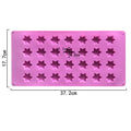 Star-shaped silicone ice cube tray with easy-release design, ideal for chocolates, soap, and jellies in baby and kids feeding.