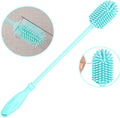 Silicone bottle cleaning brush with long handle from Everything Baby, BPA-free water bottle cleaner for baby bottles and sports bottles