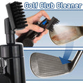 Golf water cleaner brush with spray bottle, retractable cover, holds 5 ounces, designed for golf club cleaning, by Everything Baby.