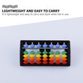 Chinese abacus for kids with 7 gears, educational math toy for developing digits and brain skills, perfect for learning math.
