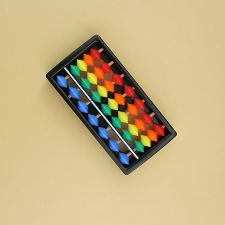 Chinese abacus for kids, educational math toy with 7 gears, helps develop digits and brain skills, by Everything Baby.