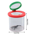 Child using Everything Baby bug viewer magnifier to explore insects outdoors with a bug catching kit for kids.