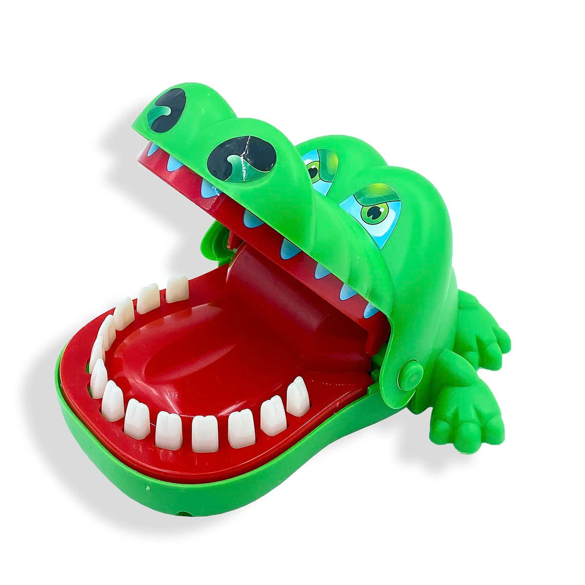 Baby dentist game featuring a crocodile with teeth, part of Everything Baby’s kids' health and grooming kit, with push-down teeth action.