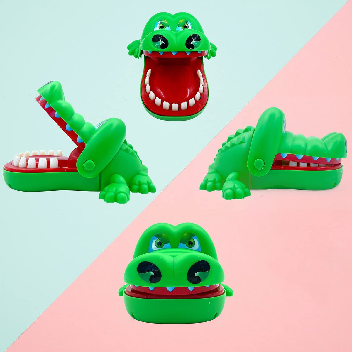 Everything Baby crocodile teeth game for kids, featuring a crocodile figure with push-down teeth for playful dental fun.