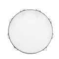10-inch hand-held tambourine for adults with birch frame and metal jingles, ideal for musical and educational play.