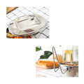 Stainless steel round single-layer lunch box by Everything Baby, ideal for kids, students, and office use, durable and easy to clean.