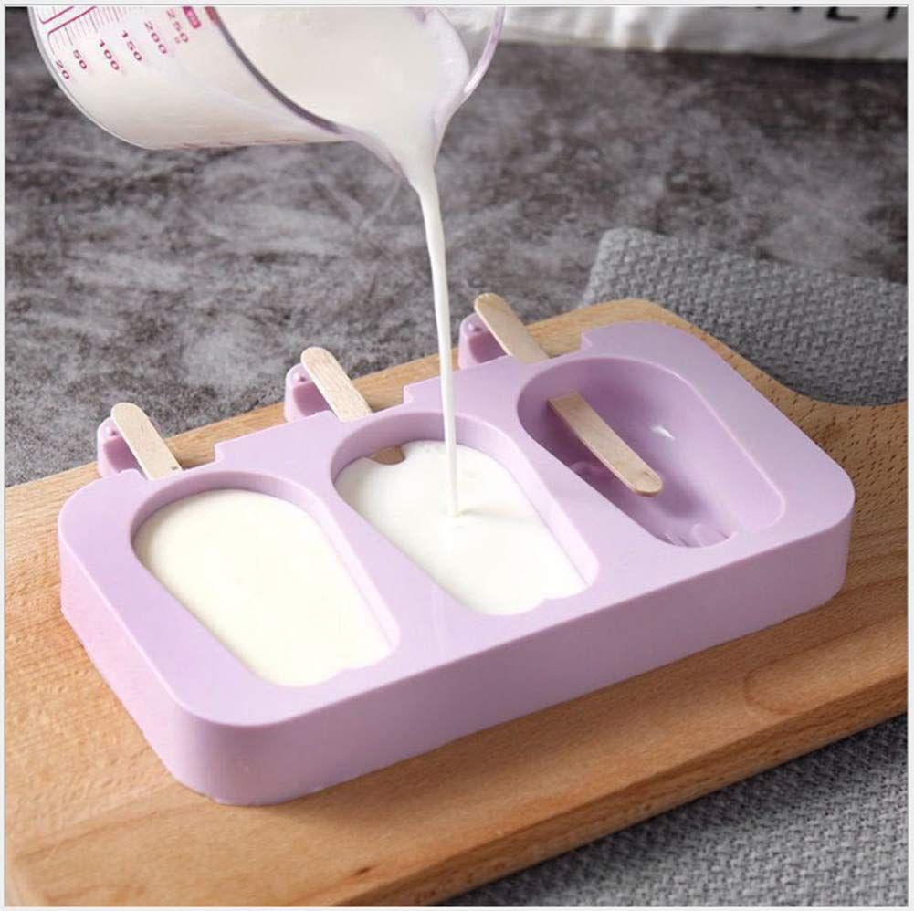 BPA-free mini popsicle molds with sticks for making homemade frozen treats, designed for babies and kids, in playful colors.