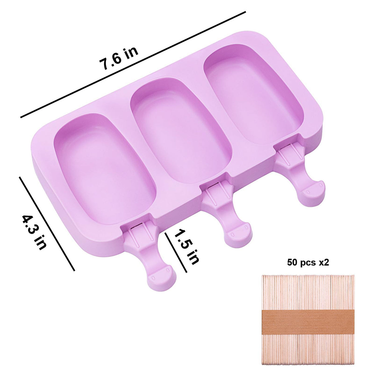 BPA-free mini popsicle molds with sticks for making homemade frozen treats, suitable for babies and kids, by Everything Baby