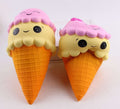 Jumbo 6-inch squishy ice cream cone and cake scented stress relief toy for kids, slow rising decompression toy by Everything Baby