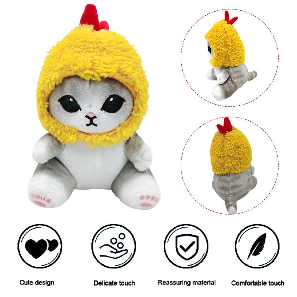 Soft plush shrimp cat toy from Everything Baby, cute stuffed animal pillow for kids' pretend play and cuddling.