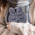 Soft, fluffy washable hot water bottle from Everything Baby, ideal for children and adults to stay warm during winter.