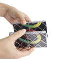 Black 8-panel 3-ring magic folding puzzle cube toy for kids, featuring twistable segments for interactive play.