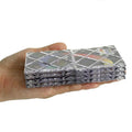 Black 8-panel 3-ring magic folding puzzle cube toy for kids, featuring twistable segments and compact folding design.