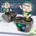 Cute DJ swinging piggy toy with light and music, bouncing and dancing for babies and kids, by Everything Baby.