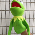 Soft frog hand puppet plush toy from The Muppets Show, ideal for kids' pretend play, by Everything Baby.