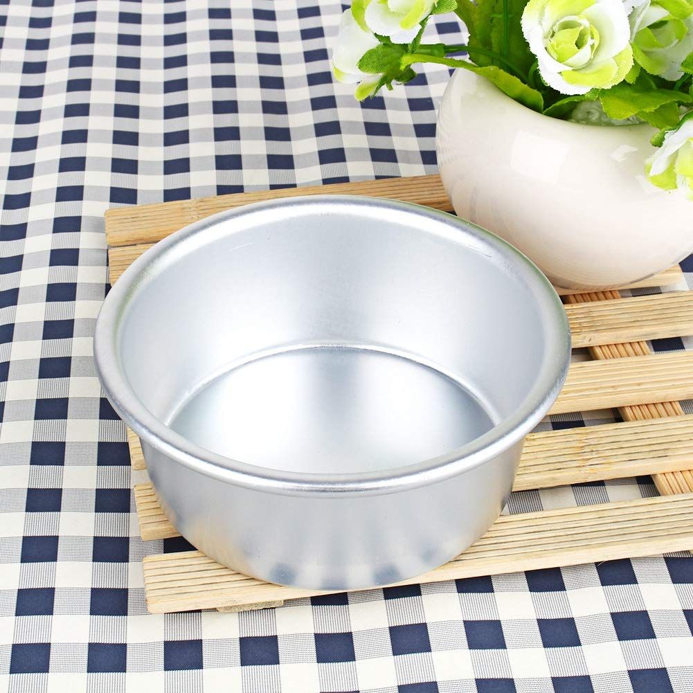 Small circular cake pot and baking mold by Everything Baby, perfect for pretend play baking activities for kids.