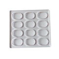 Transparent oval cake mold by Everything Baby, French pastry mold for baking and cake decoration, ideal for pretend play.
