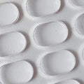 Transparent oval cake mold by Everything Baby, French pastry baking tray for cake decoration and pretend play baking activities.