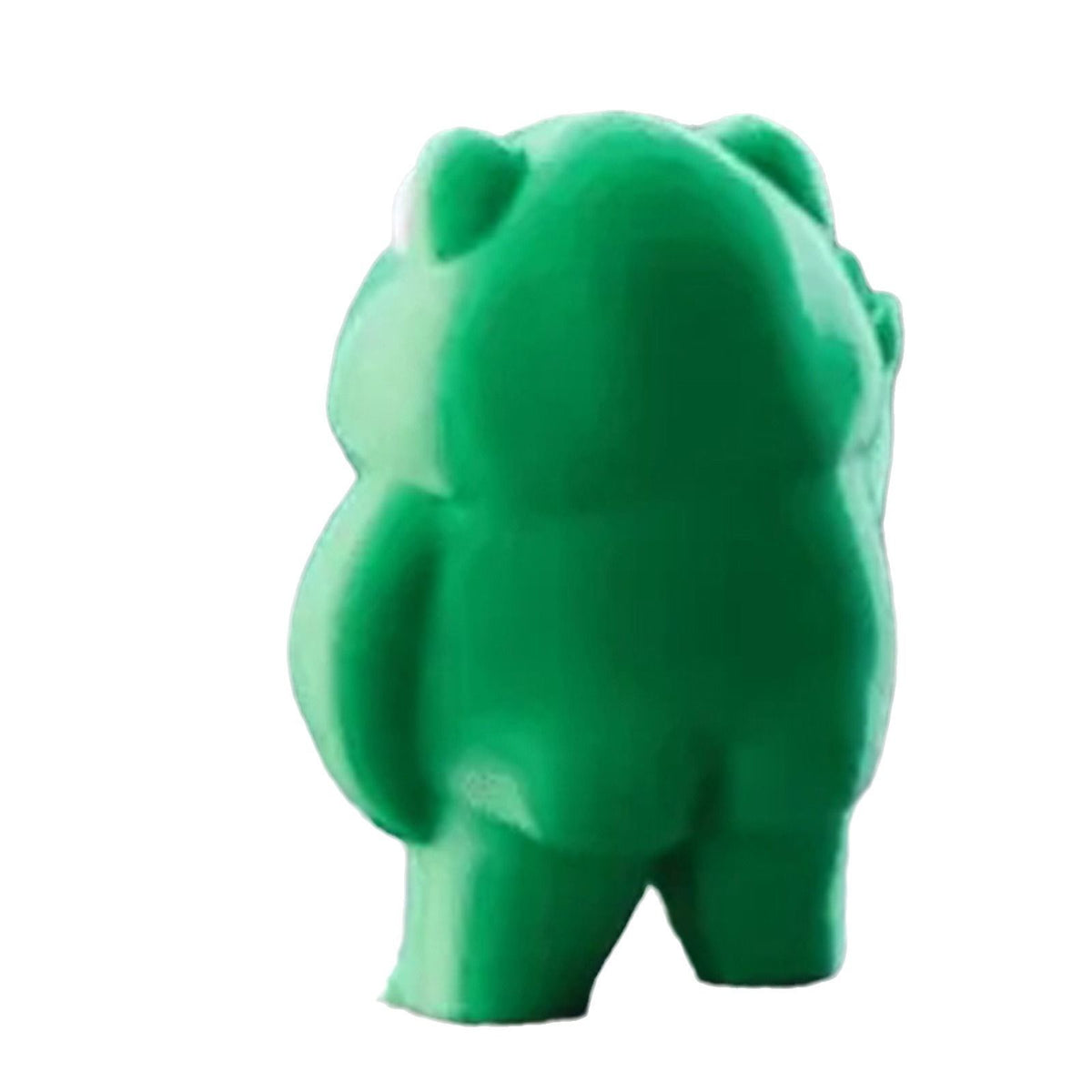 Cute 3.3-inch Rebellious Frog figurine by Everything Baby, outdoor garden frog statue, perfect for kids' art and outdoor decor.