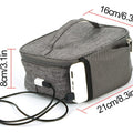Mini portable oven lunch box by Everything Baby, USB heated food bag made of Oxford cloth for office, home, or travel use.