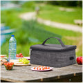 Mini portable oven and heated lunch box by Everything Baby, USB-powered food heating bag made of durable Oxford cloth.