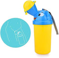 Portable boy's baby potty urinal for camping, travel, and pee training, made by Everything Baby for emergency and on-the-go use.