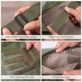 Green mushroom foraging bag for kids, practical mushroom collecting tool, featuring cute mushroom design for outdoor foraging.
