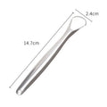 Two reusable tongue scrapers for fresh breath, suitable for adults and kids, part of baby and kids oral health care kit.