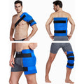 Large flexible gel ice pack with straps for hot and cold therapy, ideal for shoulder, back, hip pain relief.