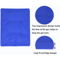 Large flexible gel ice pack with straps for hot and cold therapy, ideal for shoulder, back, or hip pain relief.