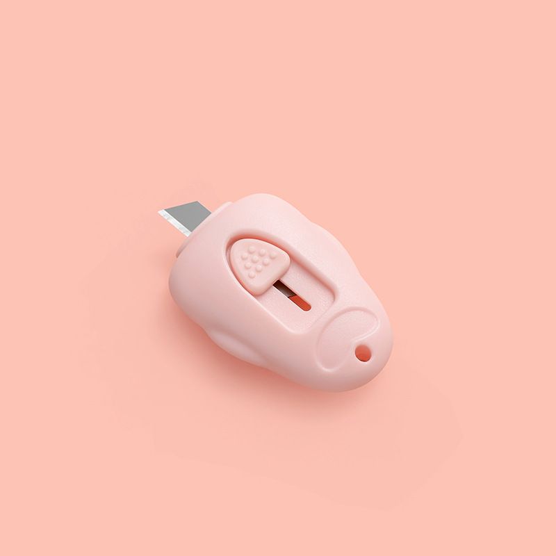 Mini portable box cutters by Everything Baby, cute paper cutters for kids, ideal for school and office paper cutting.