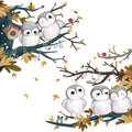 Colorful little owl wall stickers from Everything Baby, peel and stick vinyl decals for kids' bedrooms or play areas.