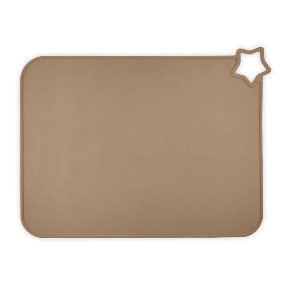 Five silicone baby and kid placemats from Everything Baby featuring stain-resistant, non-slip designs for toddler feeding.