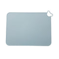 Set of five silicone placemats for baby and kids, food-grade non-slip table mats for toddler dining and pretend play.