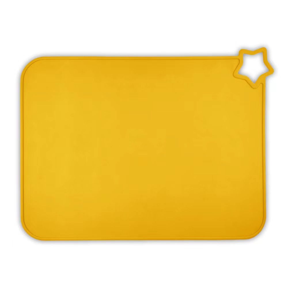 Set of five reusable non-slip kids' placemats by Everything Baby, heat-resistant and portable for toddler dining table.