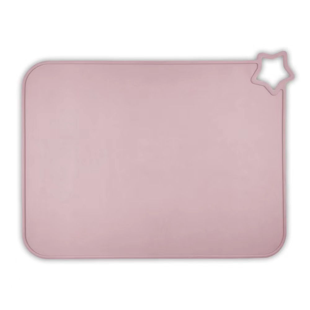Set of 5 non-slip, heat-resistant reusable kids' placemats by Everything Baby, designed for toddlers' dining tables.