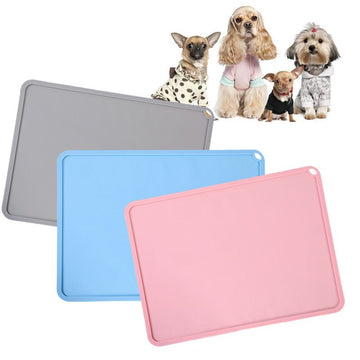 Lightweight, reusable kid's food mat by Everything Baby featuring non-slip surface and colorful design for children’s mealtime.