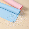 Children's 3-piece food mat set by Everything Baby, reusable non-slip, lightweight food-grade table mats for kids' dining.