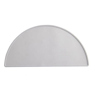 Set of 5 non-slip silicone baby and kids placemats for feeding, designed for toddler dining on high chairs and tables.