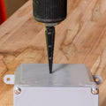 Baby & Kids outdoor play equipment featuring a double-fluted step drill bit with easy-to-read markings for hole drilling in metal.