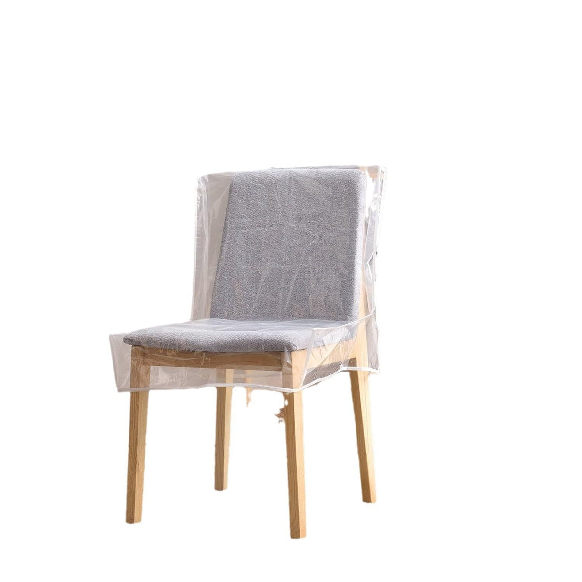 Waterproof clear seat chair protector cover with backrests for dining room chairs, designed to protect from stains, by Everything Baby.