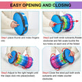 Portable foldable baby and kid's collapsible stool with thickened seat, ideal for outdoor activities like fishing and play.