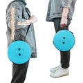 Portable folding camping stool by Everything Baby, telescoping design for outdoor fishing, hiking, gardening, and travel.