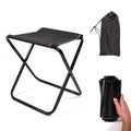 Small collapsible stool by Everything Baby, foldable outdoor camping chair for travel, fishing, hunting, hiking, and backpacking.