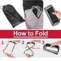 Mini portable folding camping and fishing stool for adults with carry bag, ideal for hiking, gardening, and outdoor activities