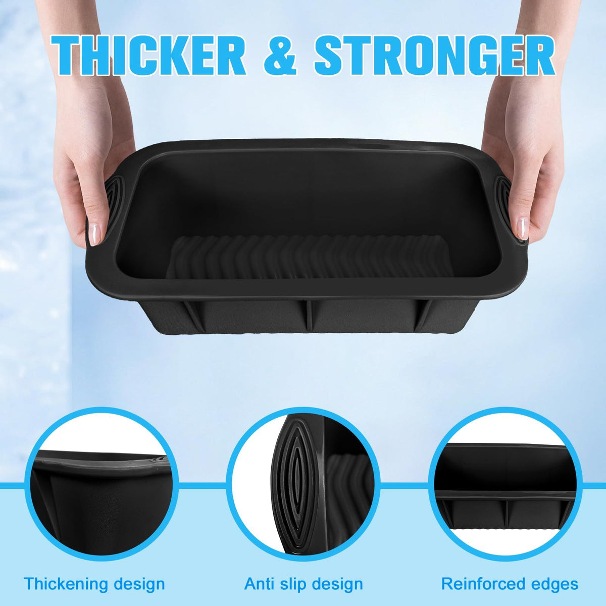 Silicone ice cube molds for cold plunge and water chiller, large ice molds by Everything Baby, suitable for ice baths and freezing.